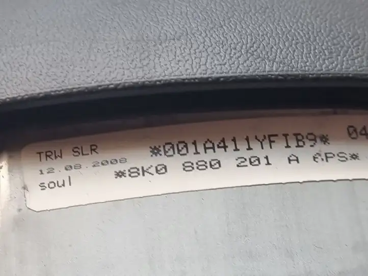 Audi A4 S4 B8 8K (2007 - 2011) 8K0880201A Подушка безопасности руля — фото 8