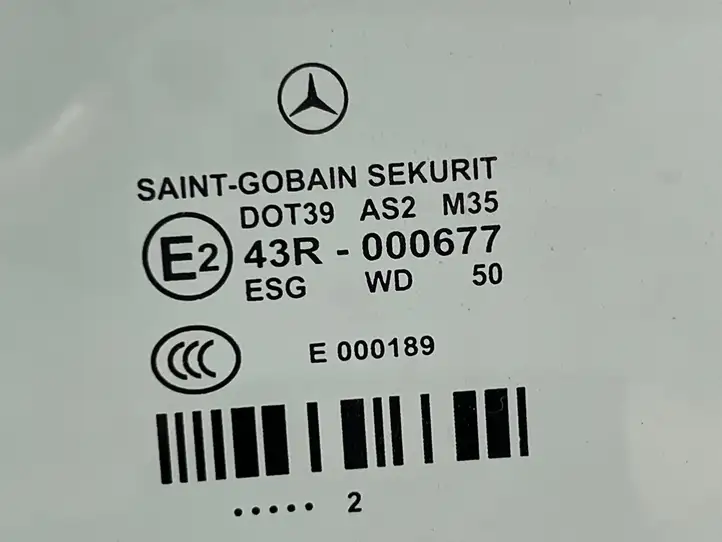 Mercedes-Benz E W212 (2009 - 2016) DOT39AS2M35 Стекло передней двери — фото 2