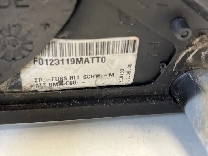 BMW 5 E60 E61 (2004 - 2010) F0123119MATT0 Боковое зеркало с электроприводом — фото 2