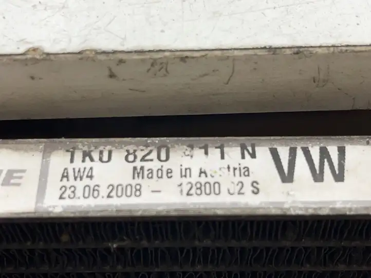 Volkswagen Golf V (2003 - 2009) 1K0820411N Радиатор кондиционера — фото 2