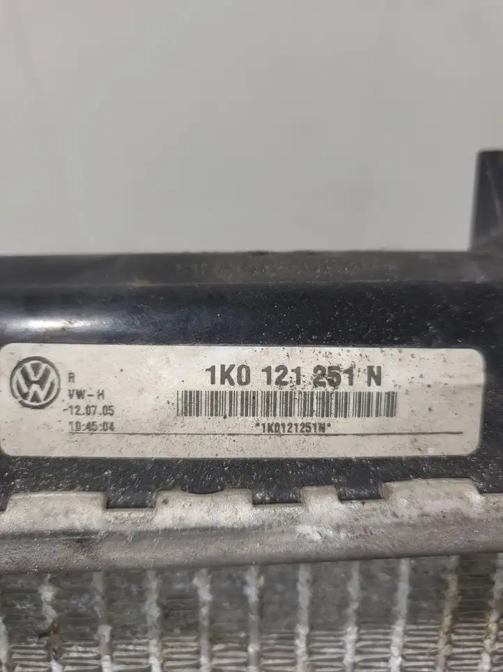 Volkswagen Golf V (2003 - 2009) 1K0121251N Радиатор охлаждающей жидкости двигателя — фото 2