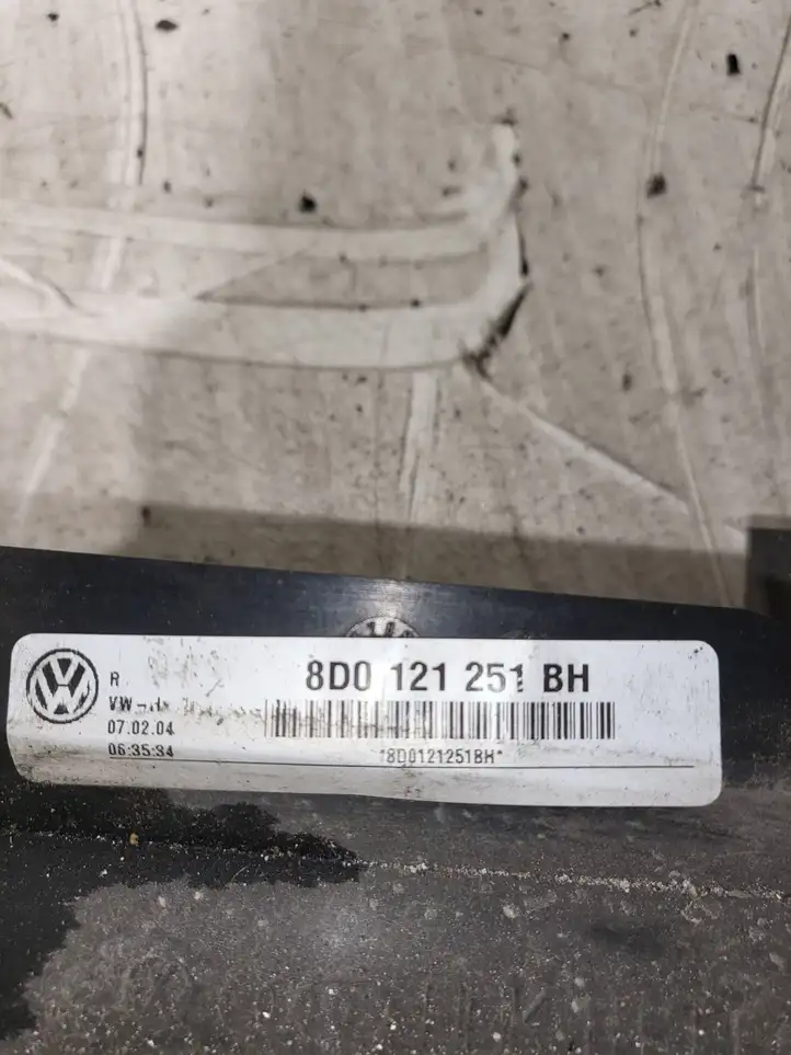 Volkswagen Sharan (2000 - 2003) 8D0121251BH Радиатор охлаждающей жидкости двигателя — фото 2