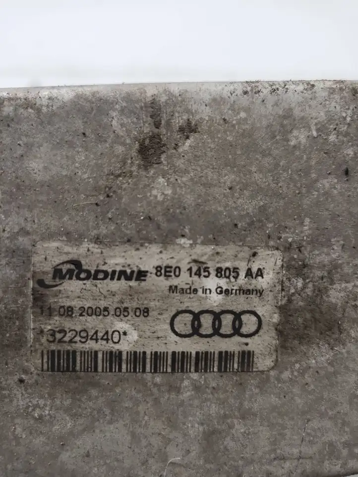 Audi A4 S4 B7 8E 8H (2004 - 2009) 8E0145805AA Интеркулер — фото 2