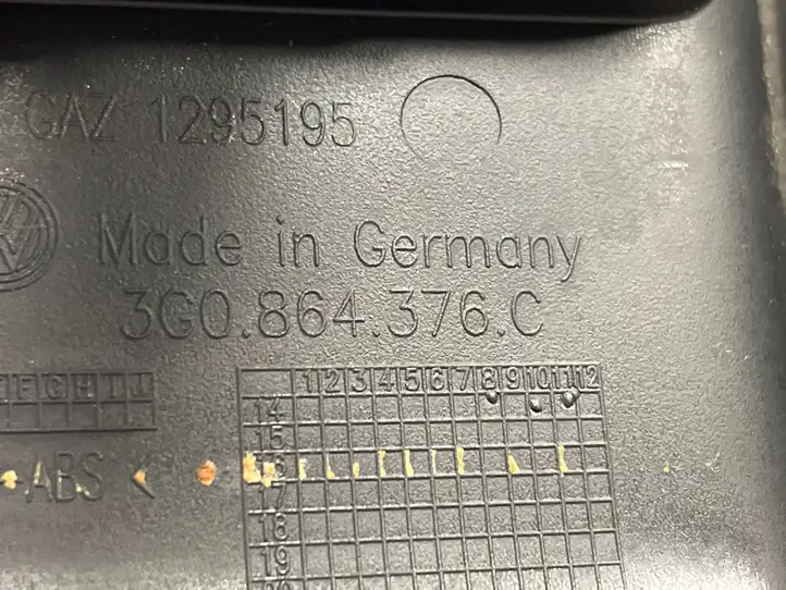 Volkswagen PASSAT B8 (2015 - ) 3g0819203a Центральный воздушный дефлектор — фото 2