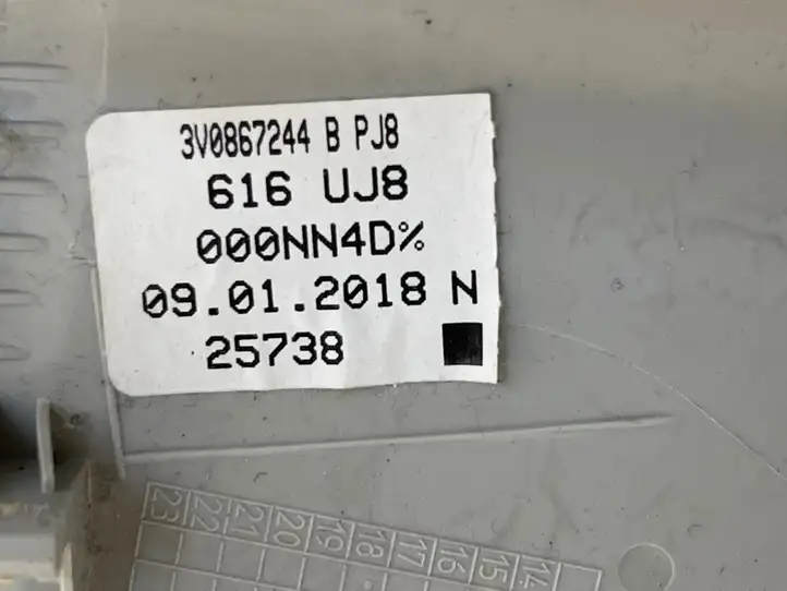 Skoda Superb B8 (3V) (2015 - 2023) 3V0867244B Верхняя обшивка стойки B — фото 2
