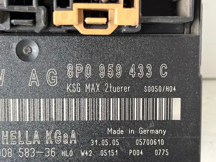 Audi A3/S3 8P (2004 - 2008) 8P0959433C Модуль комфорта — фото 2