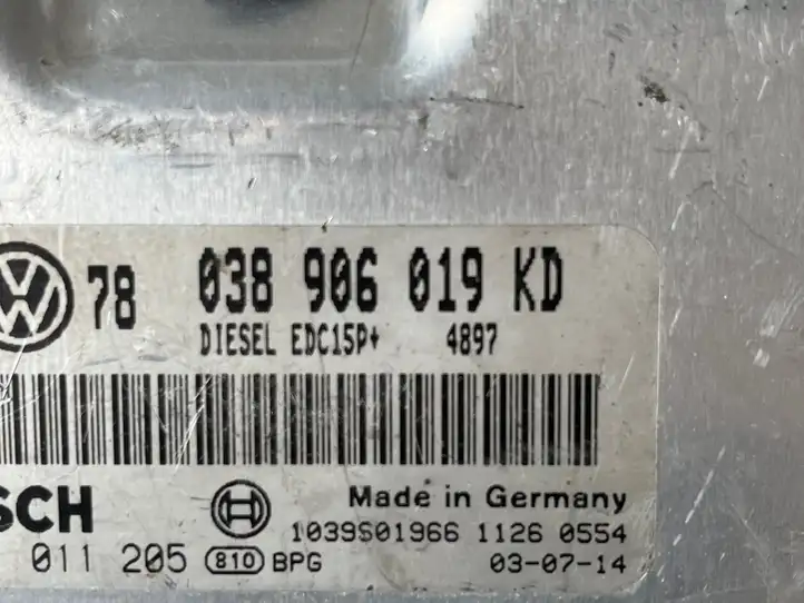 Volkswagen PASSAT B5.5 (2001 - 2005) 038906019KD Блок управления двигателем (ЭБУ) — фото 2