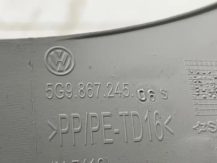 Volkswagen Golf VII (2013 - 2019) 5G9867245 Верхняя обшивка стойки D — фото 2