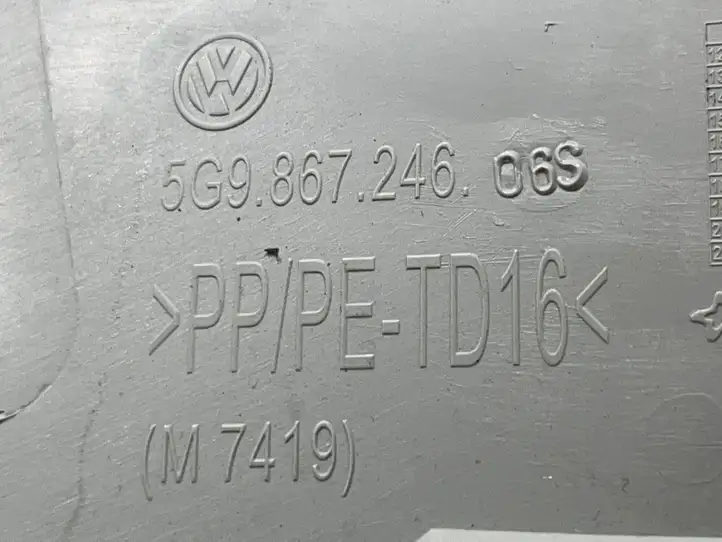 Volkswagen Golf VII (2013 - 2019) 5G9867246 Верхняя обшивка стойки D — фото 2