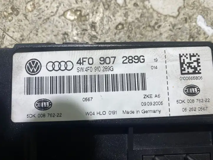 Audi A6 S6 C6 4F (2004 - 2008) 4F0907289G Блок управления светом — фото 2