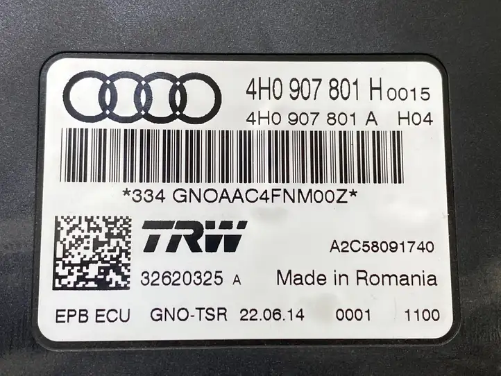 Audi A6 C7 (2011 - 2014) 4H0907801A Блок управления тормозной системой — фото 2