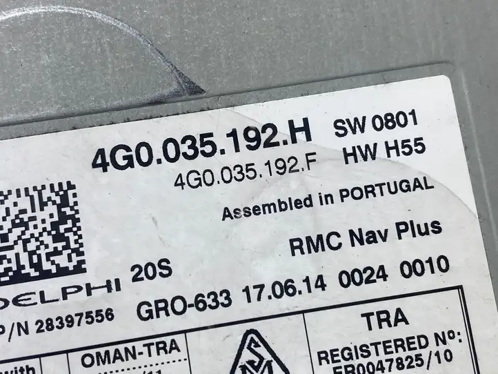 Audi A6 C7 (2011 - 2014) 4G0035192F Магнитола / мультимедийная система — фото 2