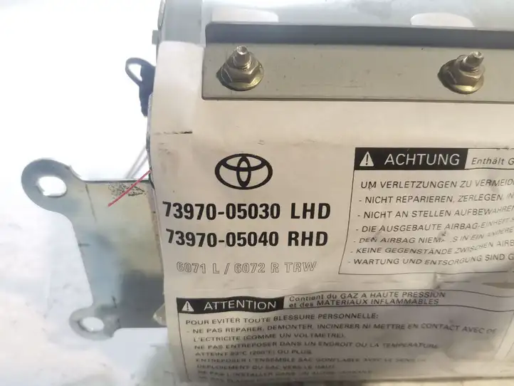 Toyota Avensis T270 (2009 - 2012) 7397005030 Подушка безопасности пассажира — фото 2