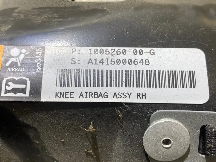 Tesla Model S (2012 - 2016) 100526000G Коленная подушка безопасности — фото 2
