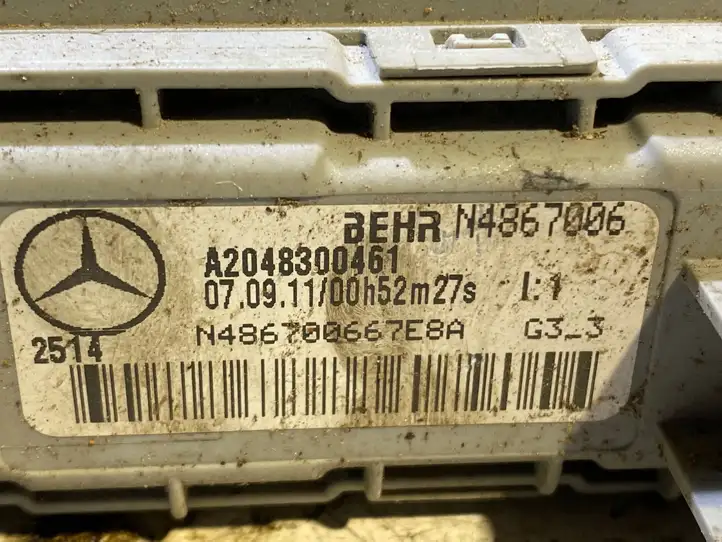 Mercedes-Benz E W212 (2009 - 2016) A2048300461 Электрический отопитель салона — фото 2