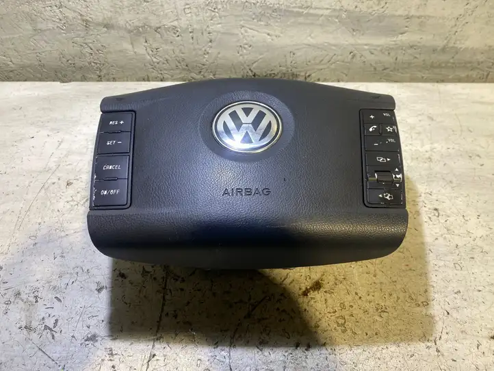 Volkswagen Touareg I (2002 - 2010) 7L6880201CN Подушка безопасности руля — фото 1