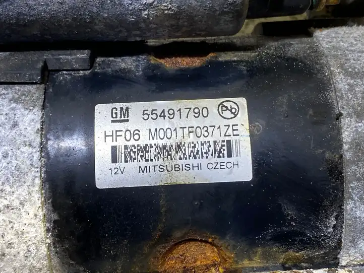 Opel Astra K (2015 - 2020) M001TF0371ZE Стартер — фото 2
