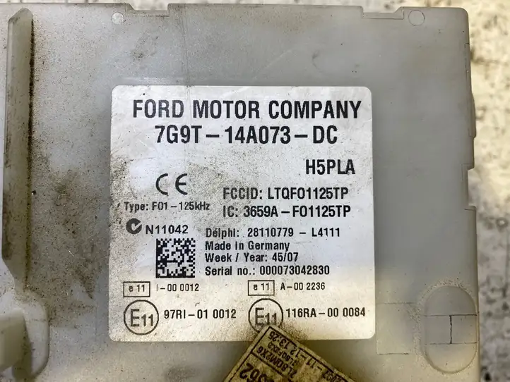 Ford Mondeo MK IV (2007 - 2014) 7G9T14A073DC Модуль комфорта — фото 2