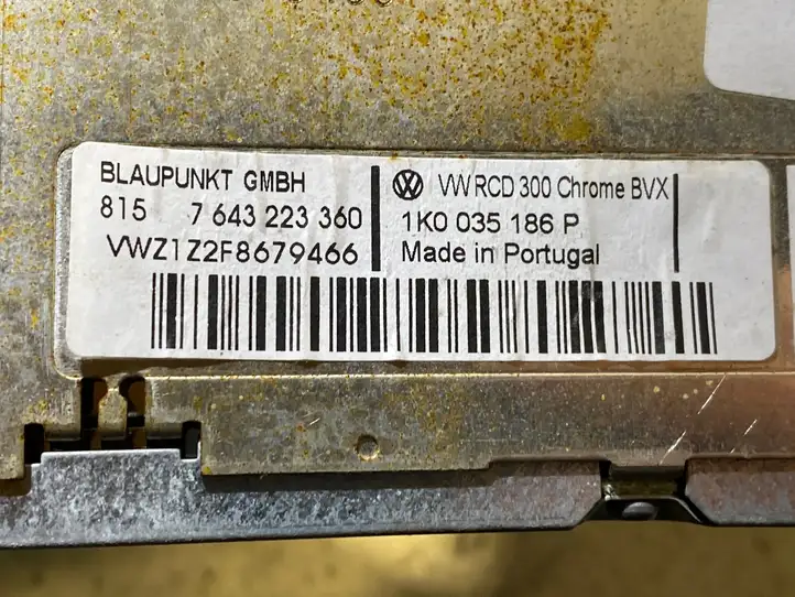 Volkswagen PASSAT B6 (2005 - 2010) 1K0035186P Магнитола / мультимедийная система — фото 2