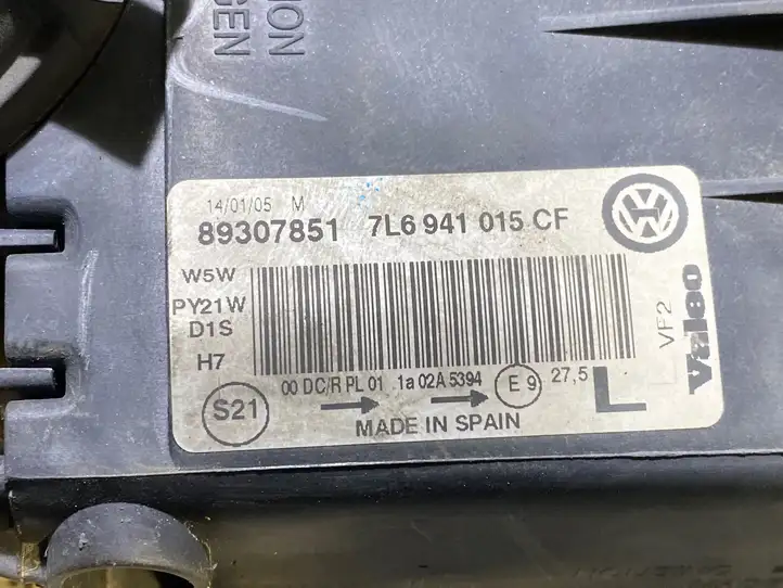 Volkswagen Touareg I (2002 - 2010) 7L6941015CF Передняя фара — фото 2