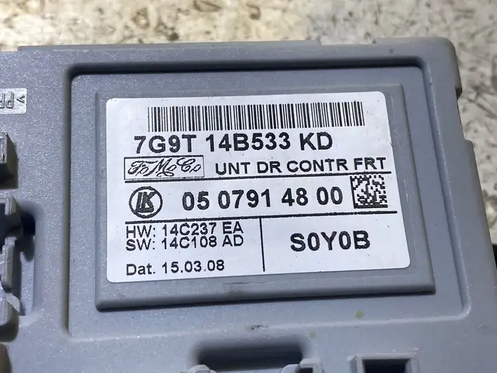 Ford S-MAX (2006 - 2010) 7G9T14B533KD Блок управления дверью — фото 2