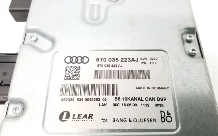 Audi A5 8T 8F (2007 - 2011) 8T0035223AJ Усилитель звука — фото 6