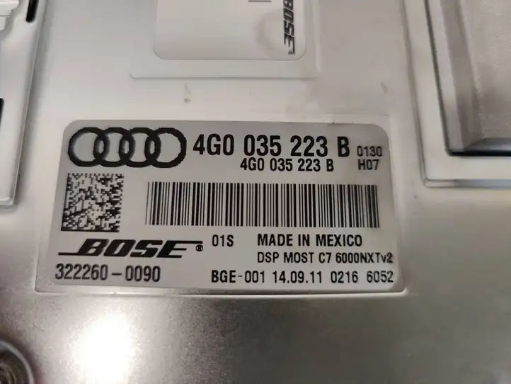 Audi A6 C7 (2011 - 2014) 4G0035223B Усилитель звука — фото 8