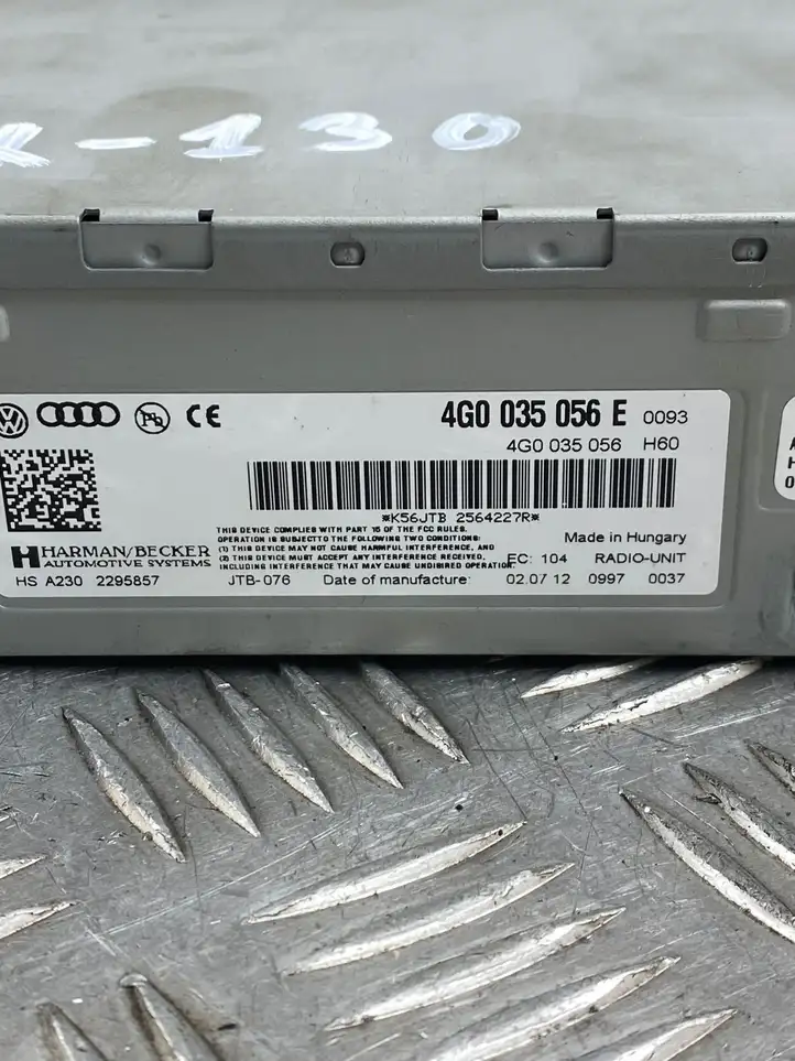 Audi A6 C7 (2011 - 2014) 4G0035056E Магнитола / мультимедийная система — фото 5
