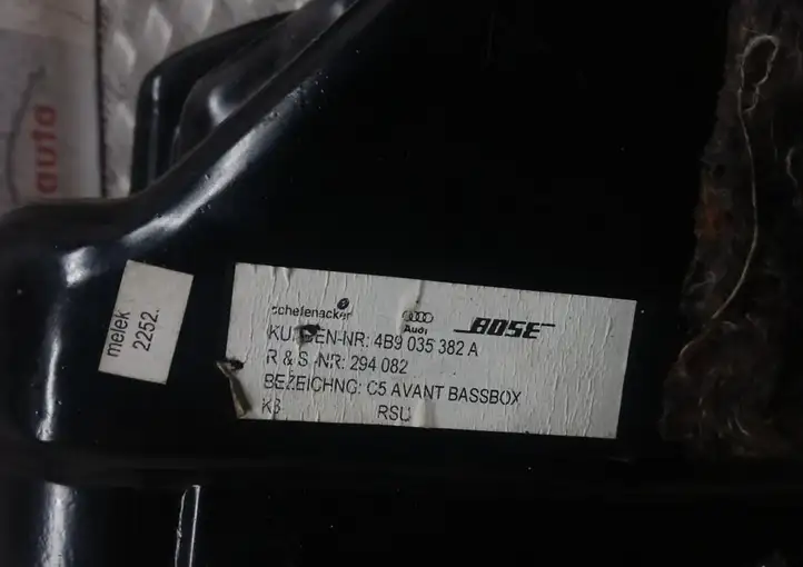 Audi A6 (2001 - 2004)  4B9035382A Громкоговоритель низкой частоты