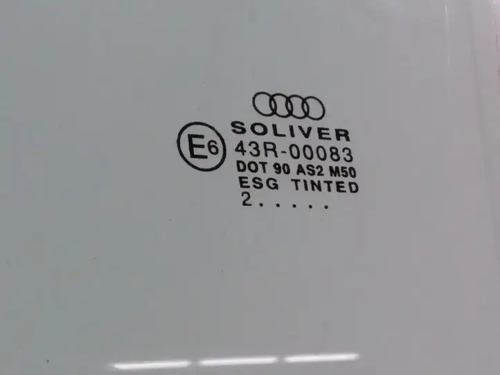 Audi A6 S6 C5 4B (2001 - 2004) Стекло передней двери — фото 2