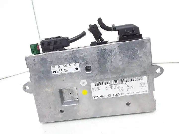 Audi A6 S6 C6 4F (2004 - 2008) 4E0035729A Контроллер мультимедийной системы — фото 1