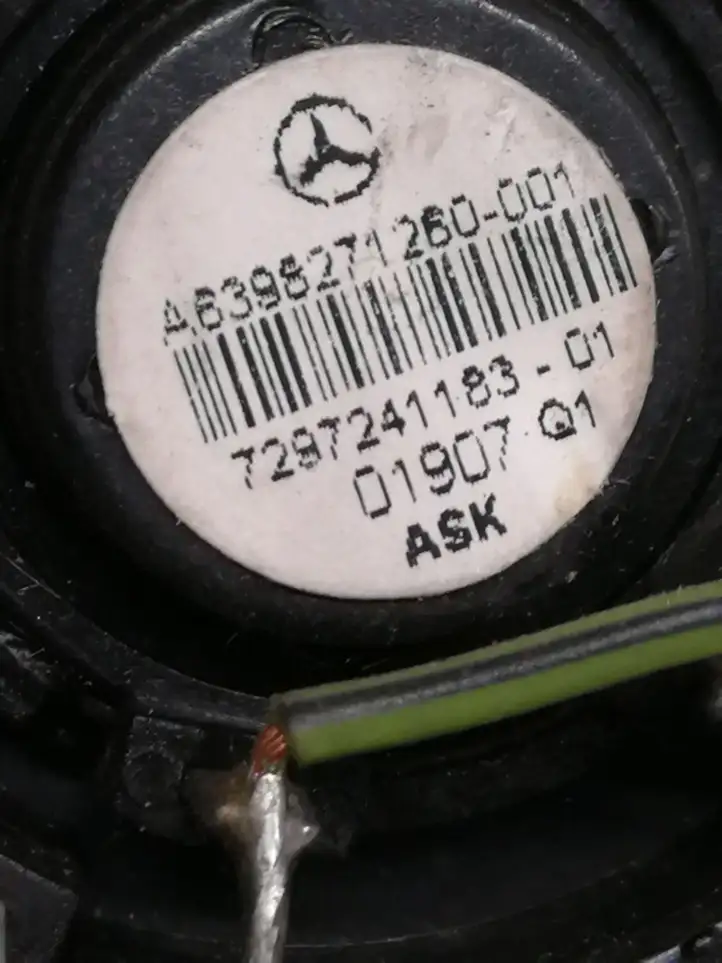 Mercedes-Benz Vito Viano W639 (2003 - 2010) A6398271260 Твитер задних дверей — фото 4