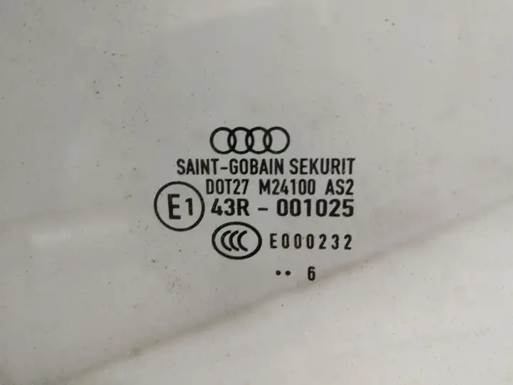 Audi A4 S4 B7 8E 8H (2004 - 2009) AS2 Стекло передней двери — фото 2