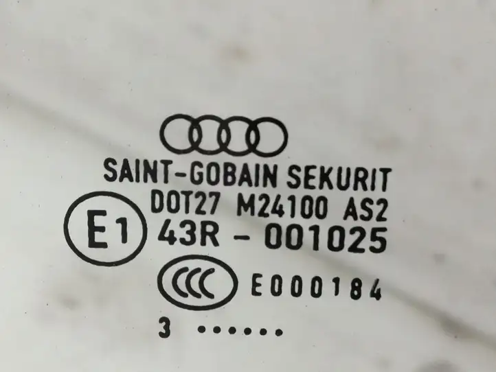 Audi A4 S4 B6 8E 8H (2000 - 2006) AS2 Стекло передней двери — фото 2