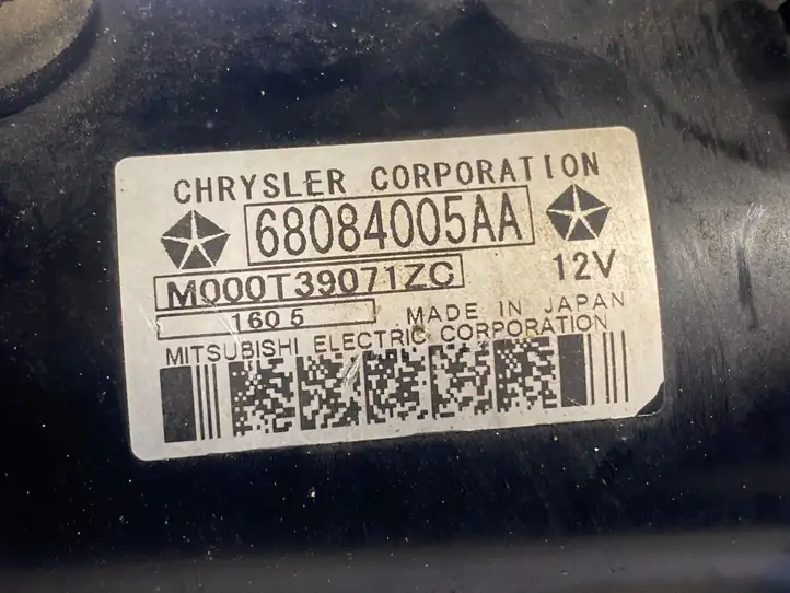 Chrysler 200 (2015 - ) M000T39071ZC Стартер — фото 2
