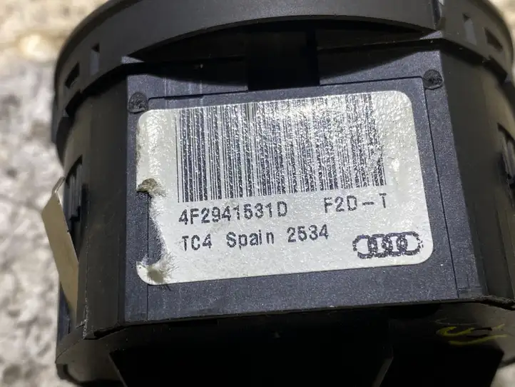 Audi A6 S6 C6 4F (2004 - 2008) 4F2941531D Включатель фонарей — фото 2