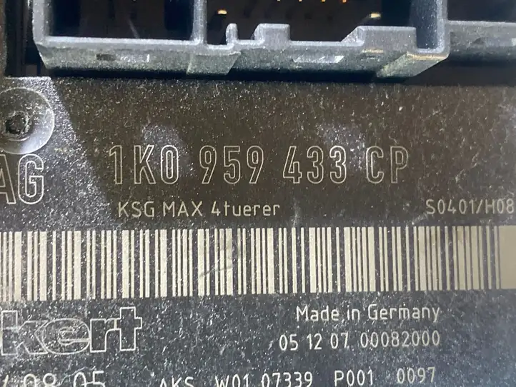 Volkswagen Touran I (2003 - 2010) 1K0959433CP Модуль комфорта — фото 2