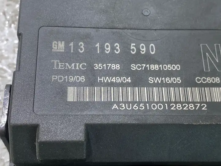 Opel Signum (2002 - 2008) SC718810500 Модуль комфорта — фото 2
