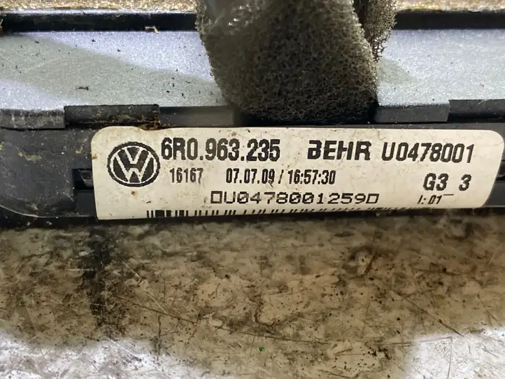 Volkswagen Polo V 6R (2009 - 2015) 6R0963235 Электрический отопитель салона — фото 2