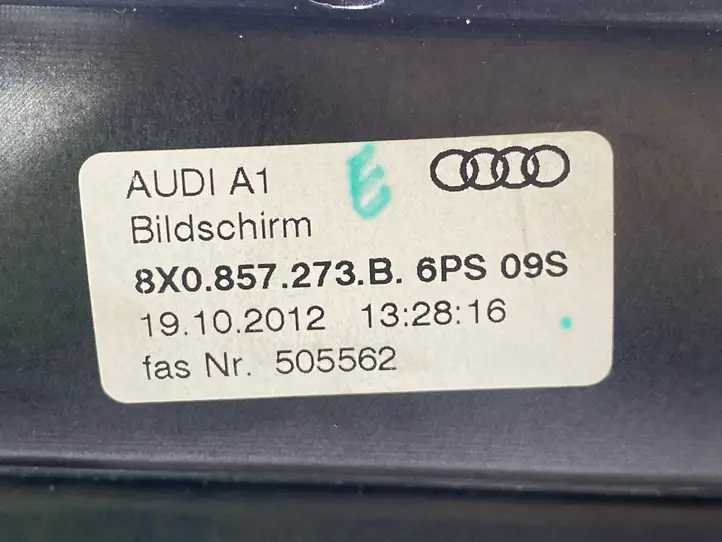Audi A1 (2010 - 2014) 8X0857273B Дисплей / маленький экран — фото 4