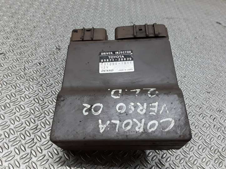 Toyota Avensis Verso (2001 - 2004)  8987120030 Блок управления топливных форсунок