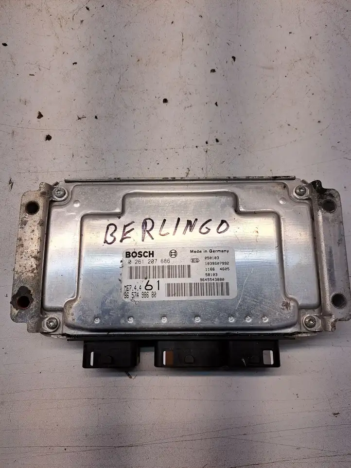 Citroen Berlingo (2003 - 2007) 9658476880 Блок управления двигателем (ЭБУ) — фото 1