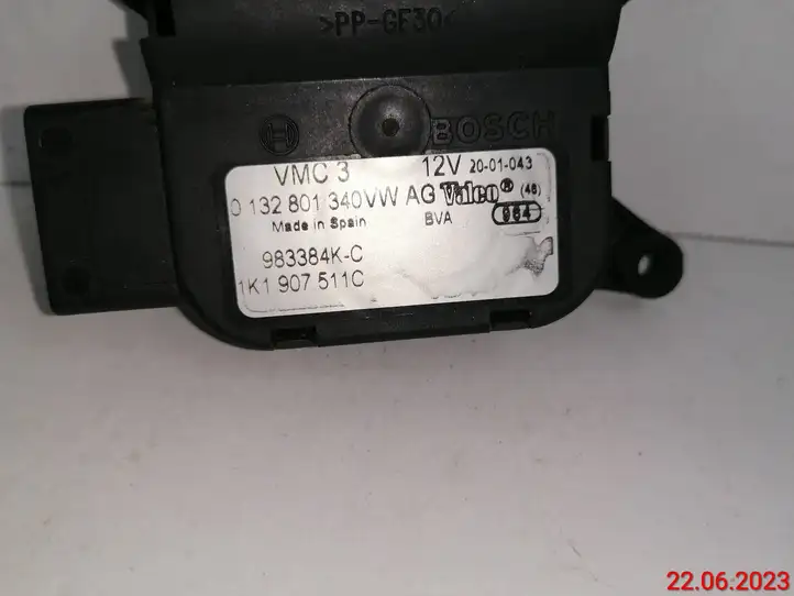 Volkswagen Touran I (2003 - 2010) 0132801340VW Двигатель задвижки потока воздуха — фото 2