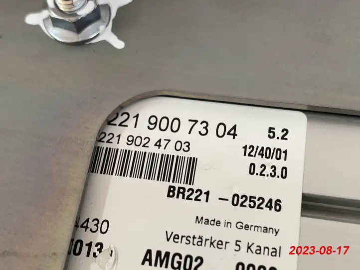 Mercedes-Benz GL X166 (2013 - 2019) A2219007304 Усилитель звука — фото 6
