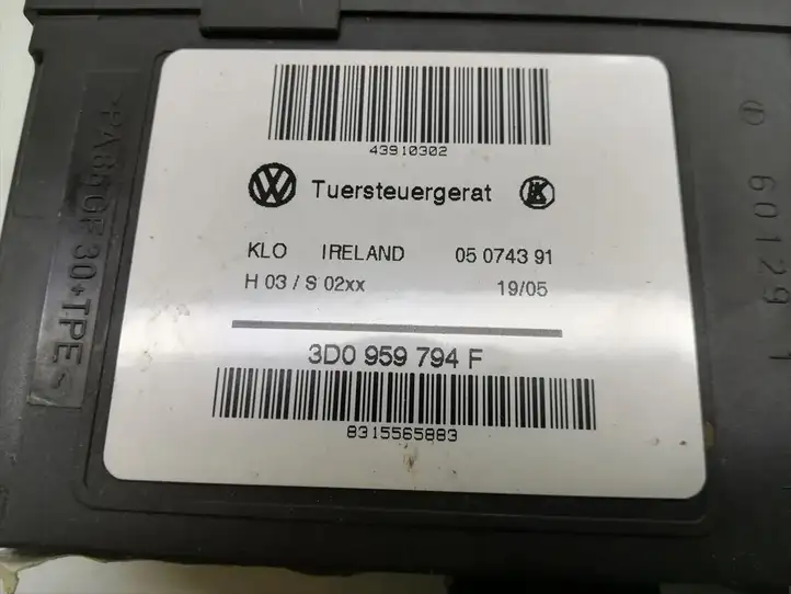 Volkswagen Touareg I (2002 - 2010) 3D0959794F Стеклоподъемник задней двери — фото 4