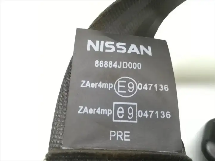 Nissan Qashqai (2006 - 2010) 86884JD000 Передний ремень безопасности — фото 5