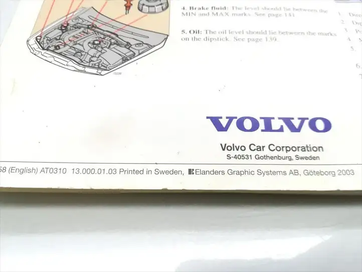 Volvo S60 (2000 - 2004) Сервисная книжка — фото 3