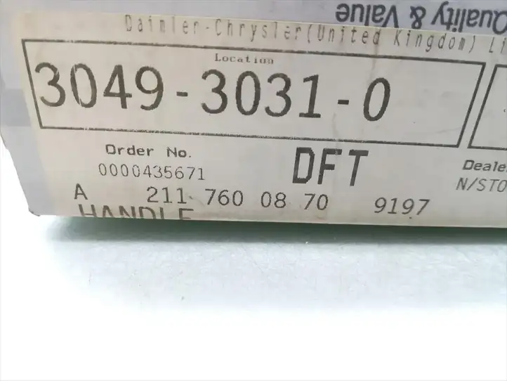 Mercedes-Benz E W211 (2002 - 2009) A2117600870 Наружная ручка двери — фото 5