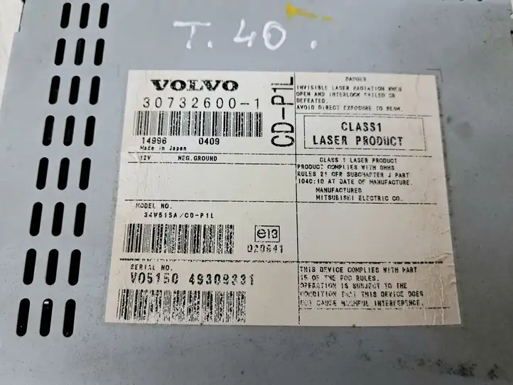 Volvo V50 (2004 - 2008) 307326001 Магнитола / мультимедийная система — фото 2