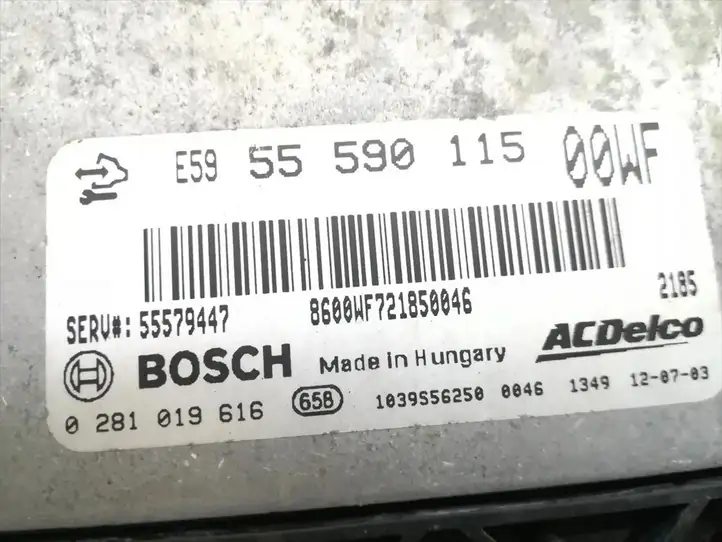 Opel Corsa D (2010 - 2014) 55590115 Блок управления двигателем (ЭБУ) — фото 5